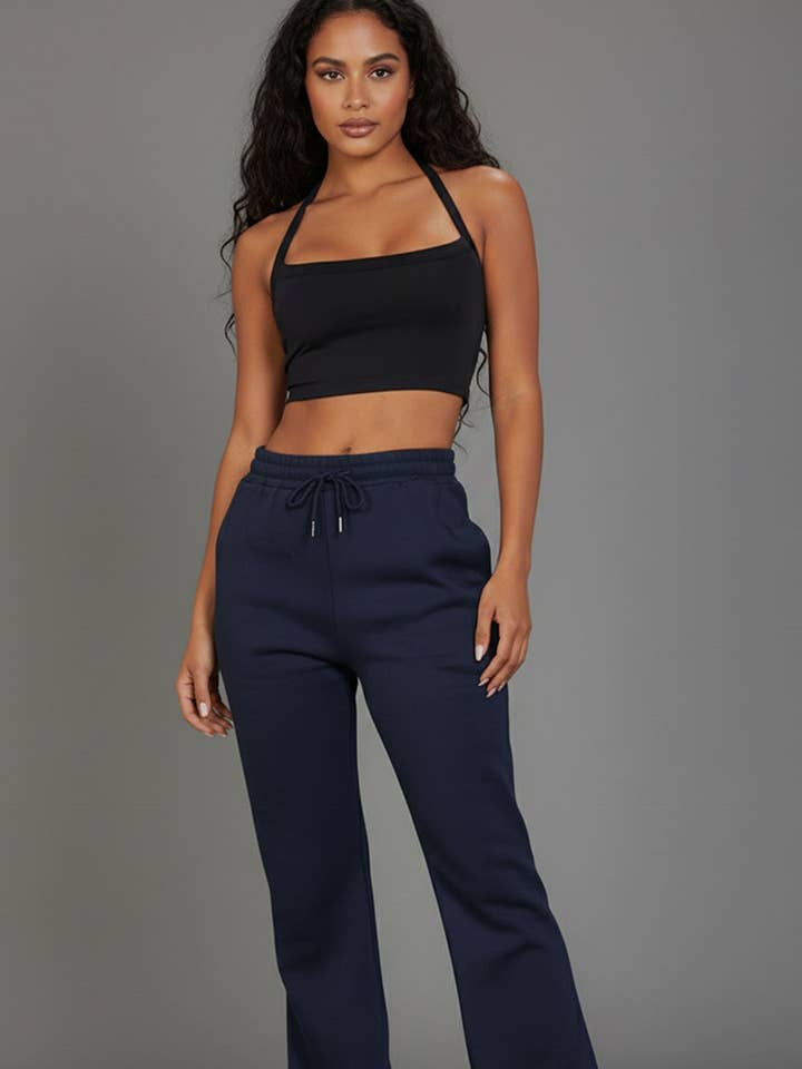 Drawstring Waist Slant Pocket Sweatpants for wholesale by CAPELLA APPAREL