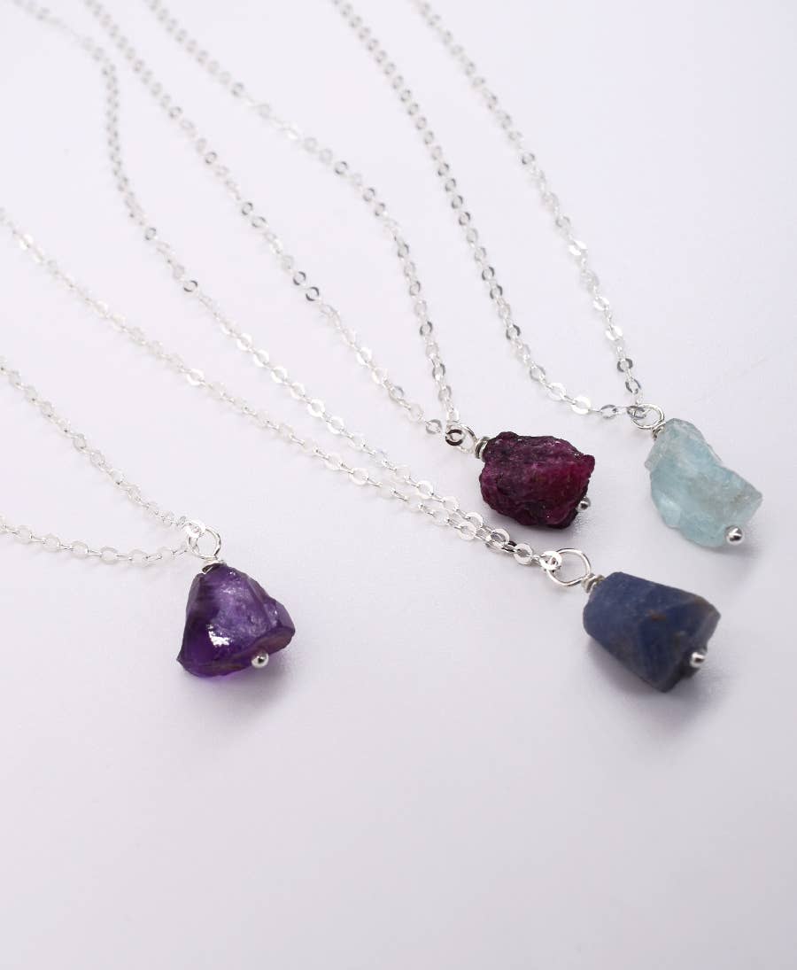 Ann Acid - Wholesale Pendant/Charm Necklace - NAISSANCE birthstone necklace3