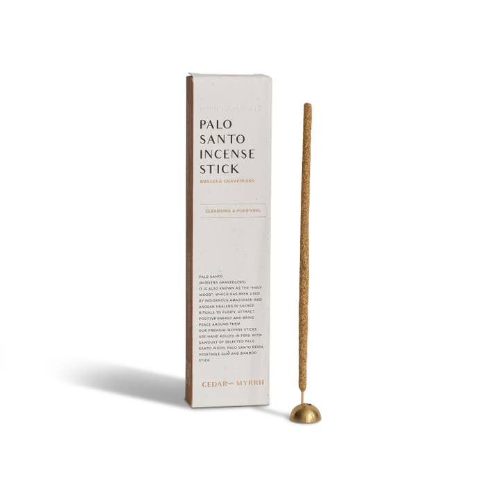 Cedar and Myrrh - Vendita all'ingrosso Incensi - Bastoncino di incenso arrotolato a mano Palo Santo