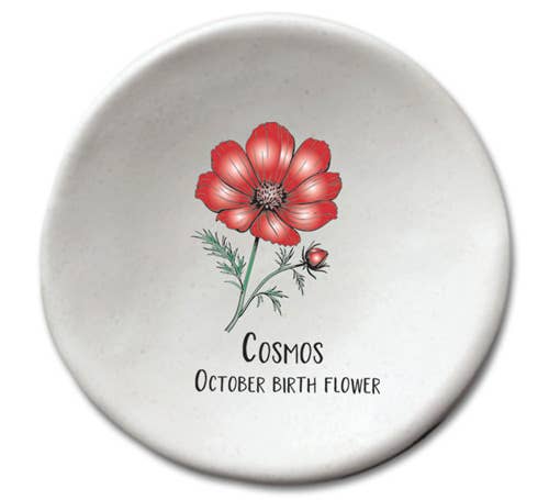 August Ceramics - Wholesale Jewelry Dish - 3.5" Ceramic Birth Month assortment with Tabletop Display11