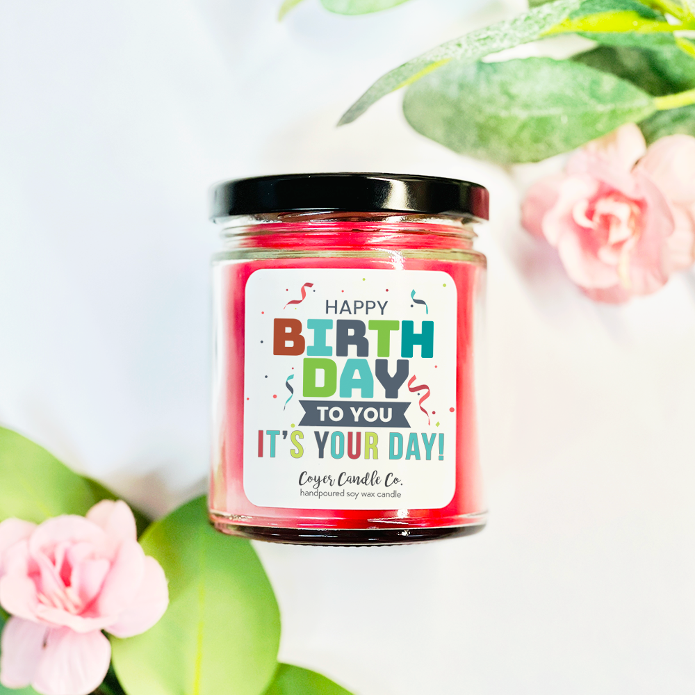 Coyer Candle Co. - Wholesale Jar/Filled Candle - Happy Birthday | 9 oz Candles21