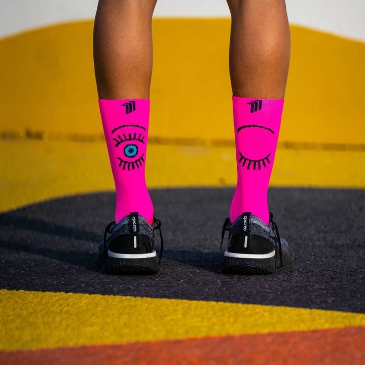 SPORCKS - Wholesale Socks - Unisex - EYE PINK - RUNNING SOCK