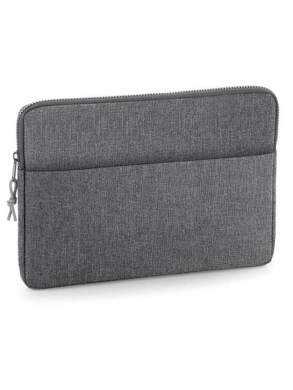 BagBase Capa Essencial para Portátil 13" | Fina | Acolchoada | Forrada | Cinzento ou Preto | Tamanho Único por atacado de Logo Free Clothing