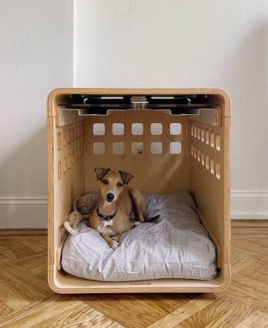Fable Pets - Wholesale Pet Crate Pad - Dog - Wooden Dog Crate14