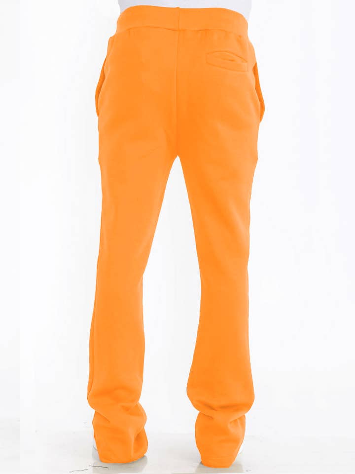 WEIV - Wholesale Pants - Men's - Solid Stacked Flare Track Pants TP133 3