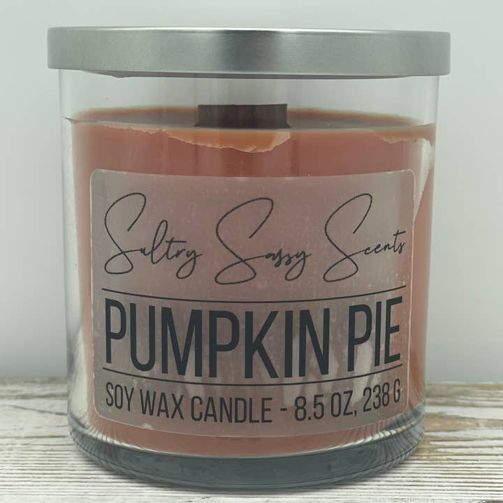 Pumpkin Pie - Soy Wax Candle for wholesale by Sultry Sassy Scents