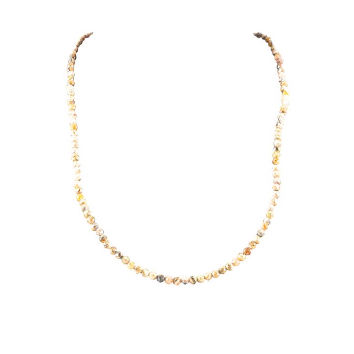 Quasar Gems USA - Wholesale Beaded/Pearl Necklace - Rhodonite Necklace Adjustable2