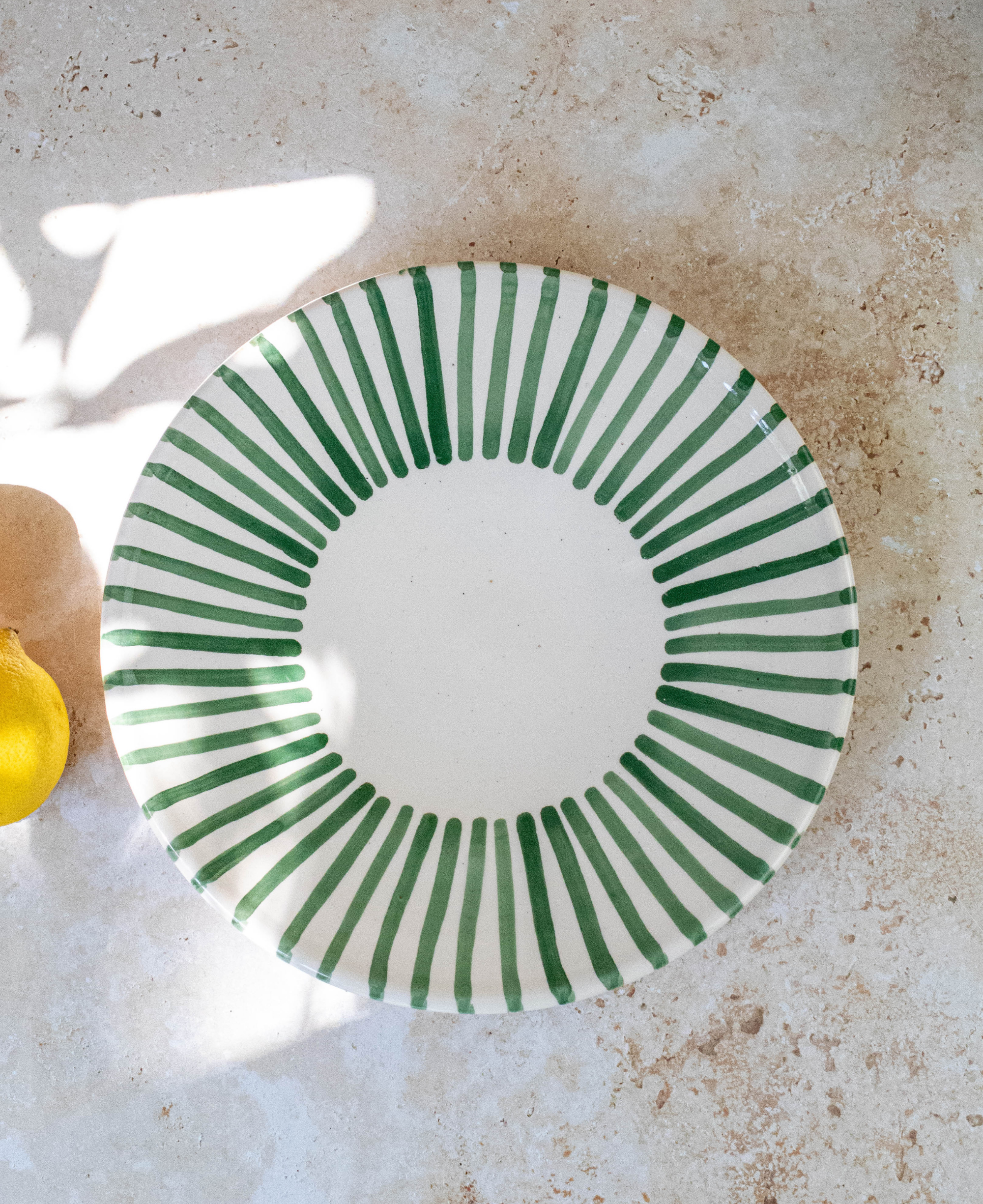 Maison Berber - Vendita all'ingrosso Piatto - Piatto in ceramica marocchina fatto a mano – Collezione Ourika9