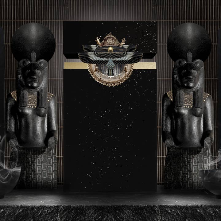 LevietateCo – wholesale Tarot cards – The Emerald Papyrus Tarot Card | Egyptian Symbology & Lore1