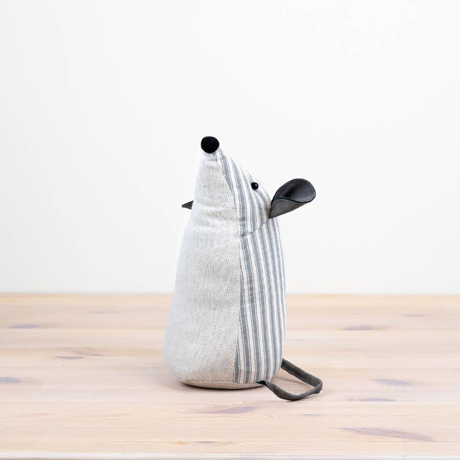 Gainsborough Giftware x Portland Living – wholesale Door stop – Stripped Mouse Door Stop, 26cm