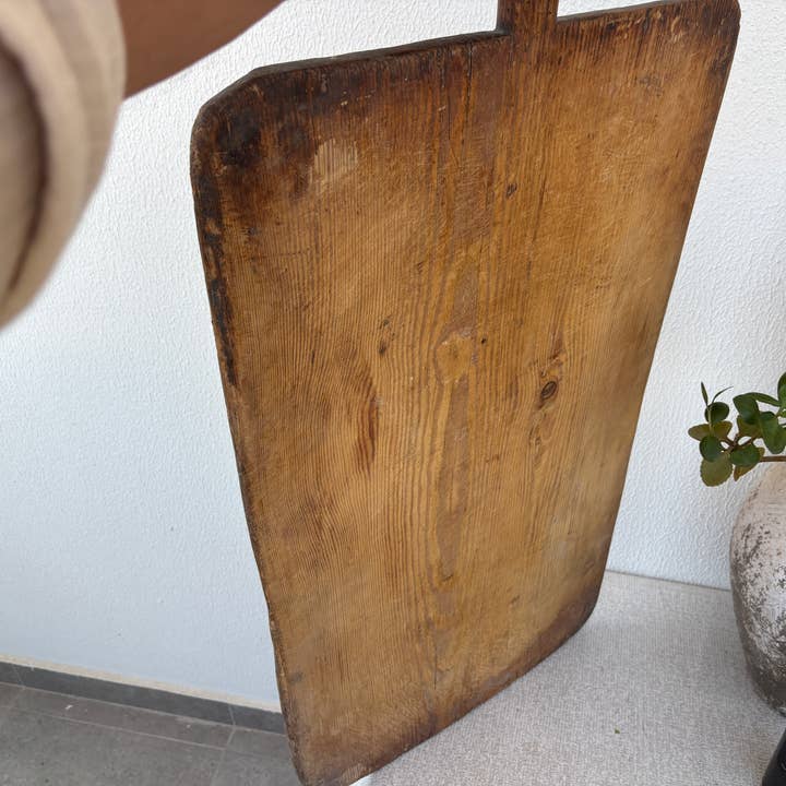 Rustic Remnents - Wholesale Cutting board - Vintage Wooden Bread Board – Antique Turkish Dough Board8
