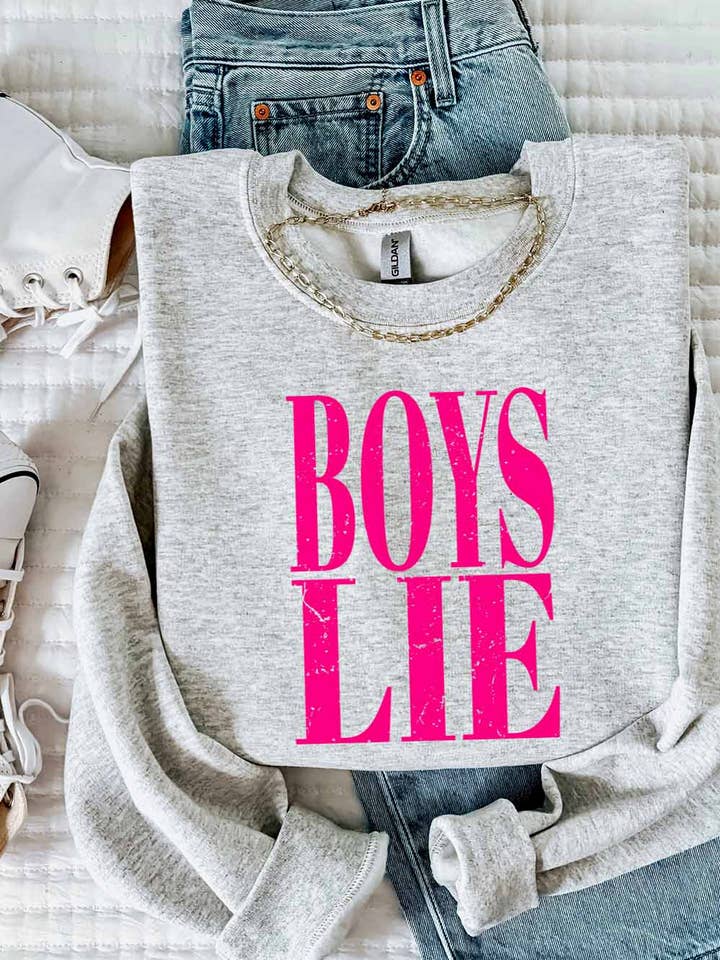 Felpa Grafica in Pile | Boys Lie per la vendita all'ingrosso da parte di Khristee