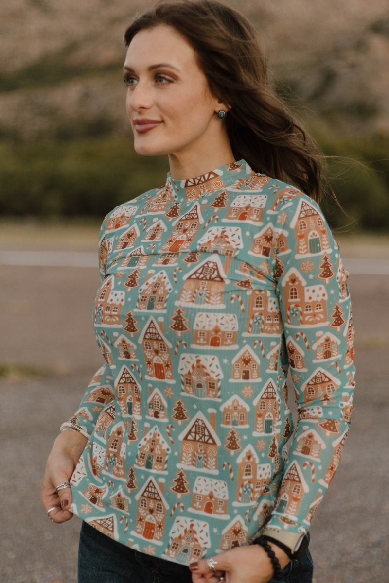 Sterling Kreek - Wholesale Blouse - Women's - Wrangler's Wonderland Mesh Top3