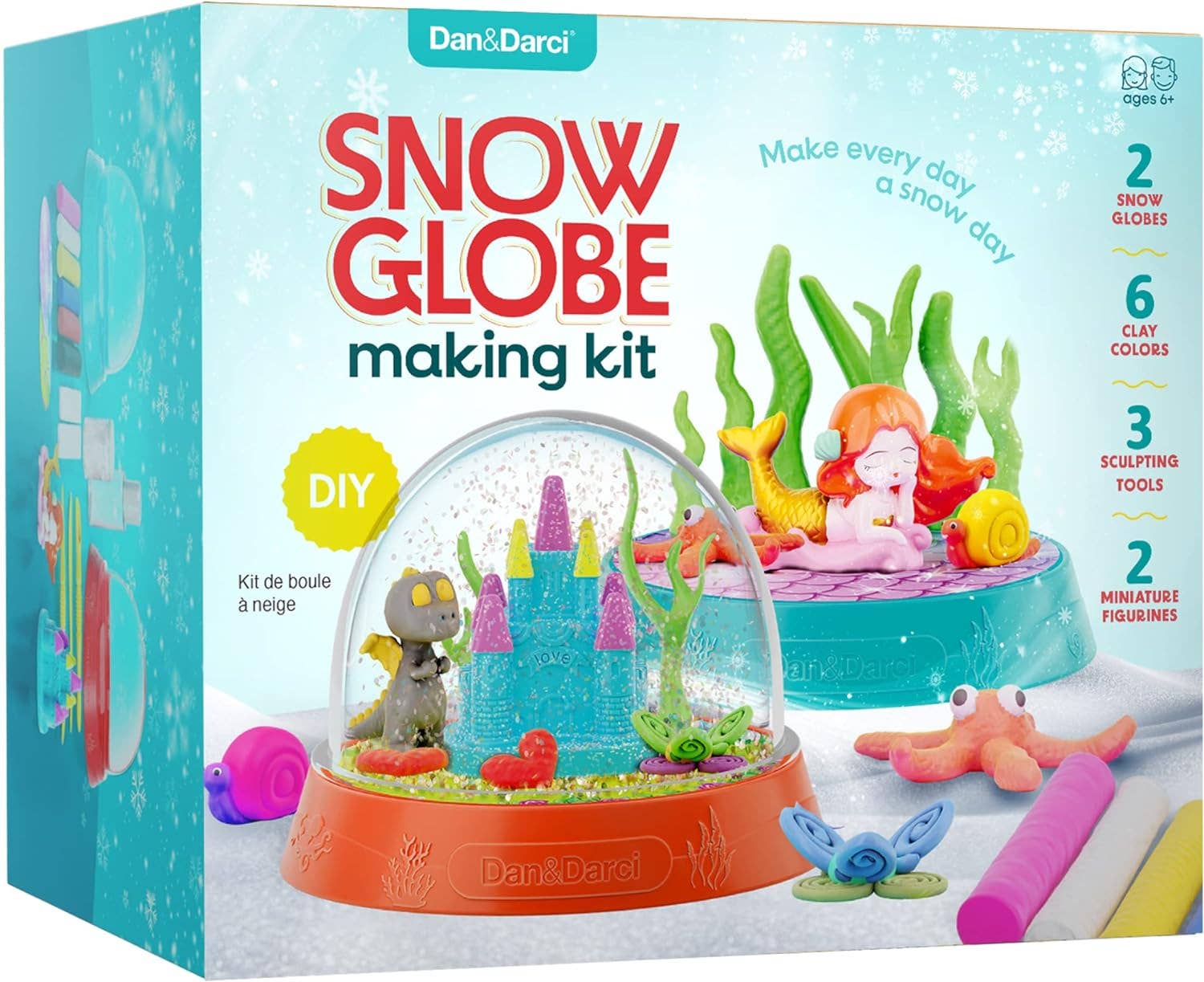Dan&Darci - Wholesale DIY Craft Kit - Kids - Make Your Own Snow Globes Kit8