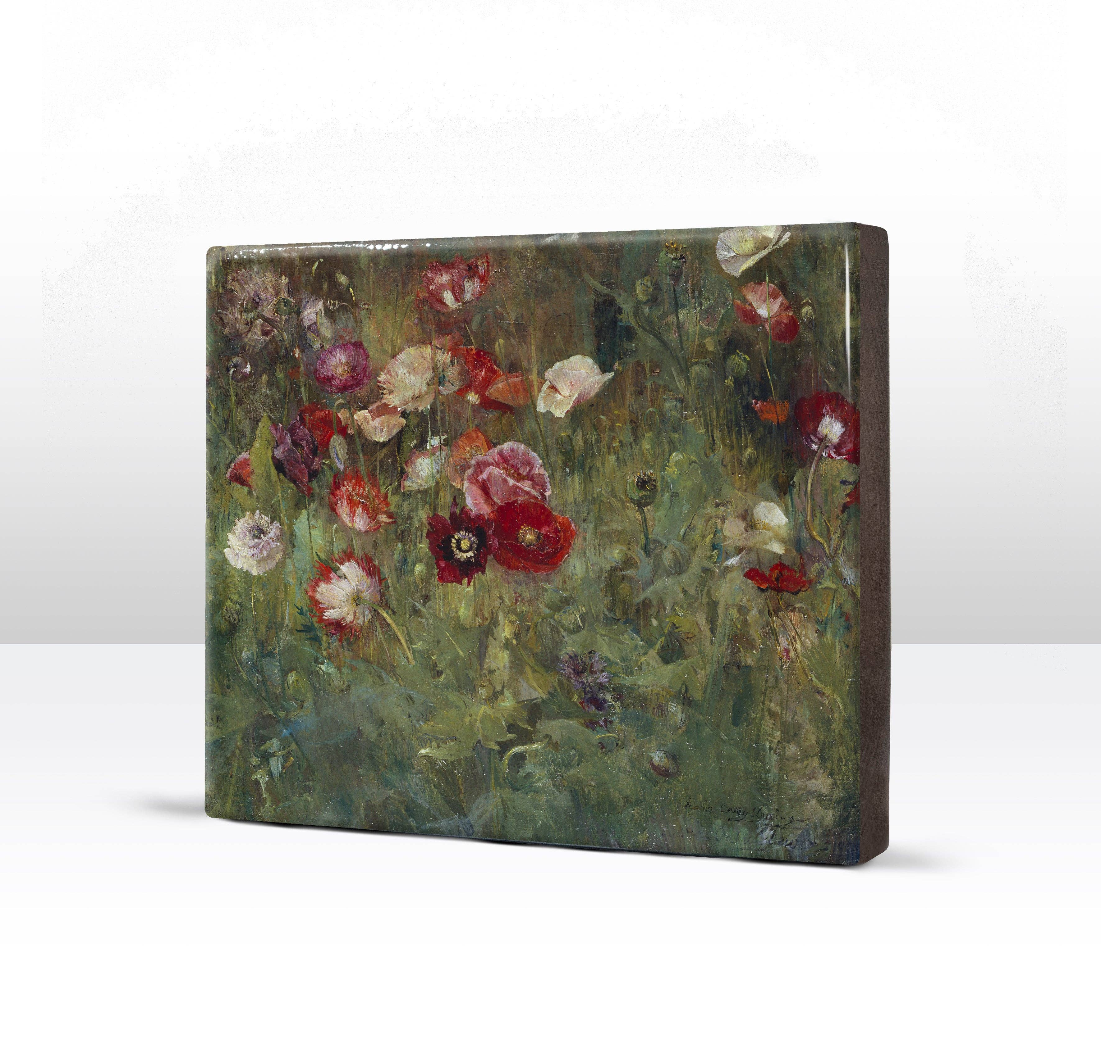 Laqueprint – wholesale Art print – Laque print - Poppies - Maria Oakey Dewing - 24 x 19.5 cm - LP2712
