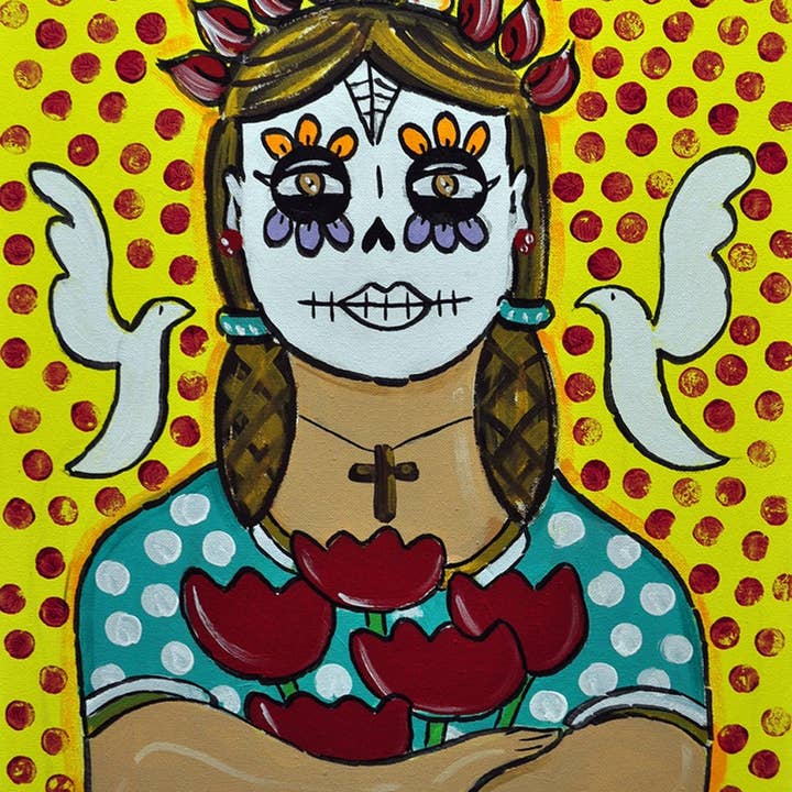 Gascot Inc. - Wholesale Art Print - Day of the Dead Latin Art 8x10 Print