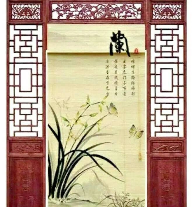 everythingbamboo - Wholesale Curtain - Bamboo Curtain & Screen Blind Rolling Curtain Panel Privacy Custom Size Picture Made to Order9