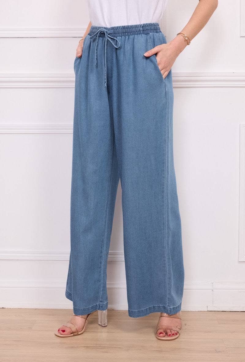 Straight blue lyocell jeans - Orice for wholesale on Faire4