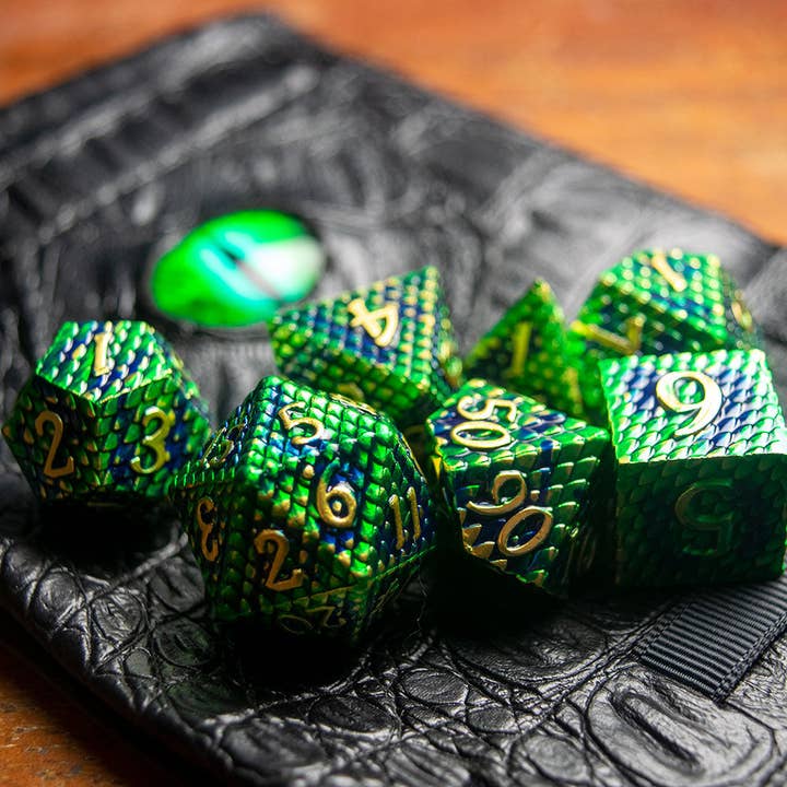 Game Master Dice - Wholesale Dice - Dragonscale Metal Dice