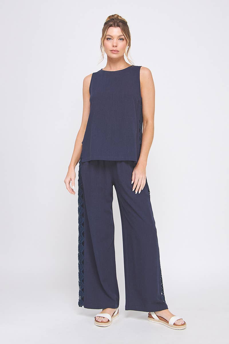 Allie Rose – Großhandel Tunika – Damen – Leinenmischung Lockeres Tunika-Top3