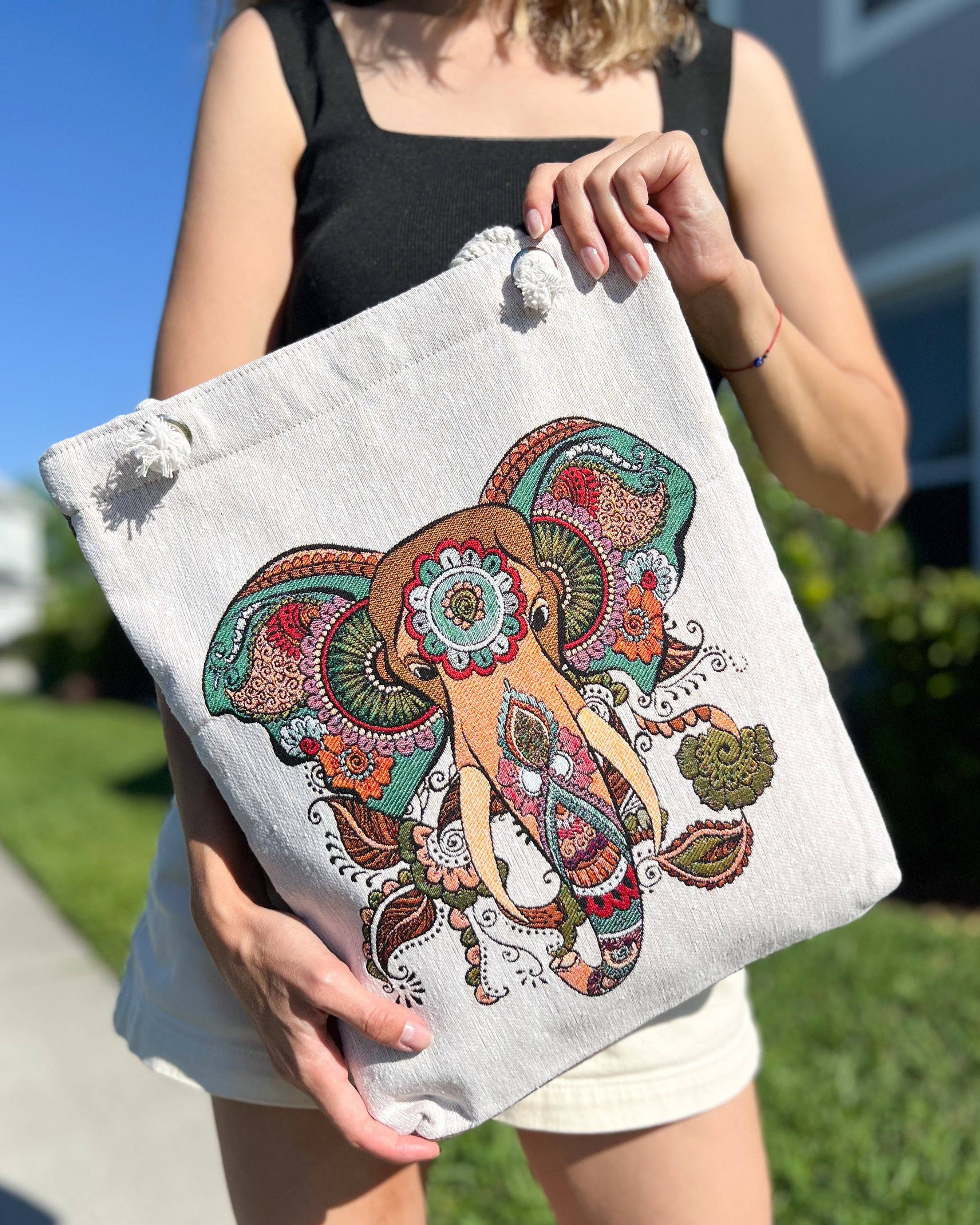 Umays Boho – Großhandel Tragetasche – Damen – Tragetasche für Damen, Strandtasche im böhmischen Design3