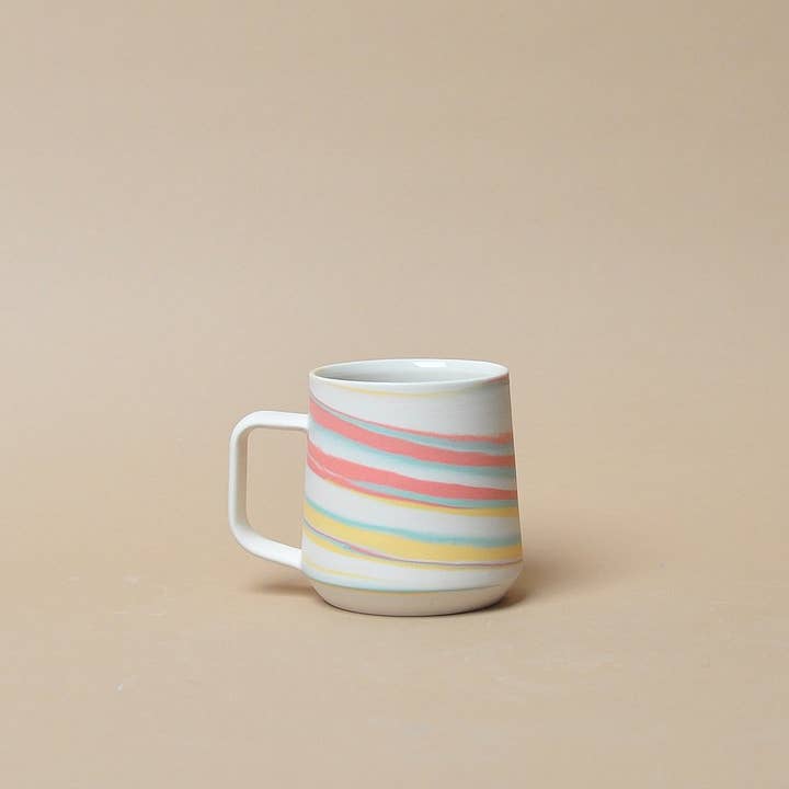 REMOVED BRAND - Wholesale Coffee Mug - Taffy Tri-color Mug1