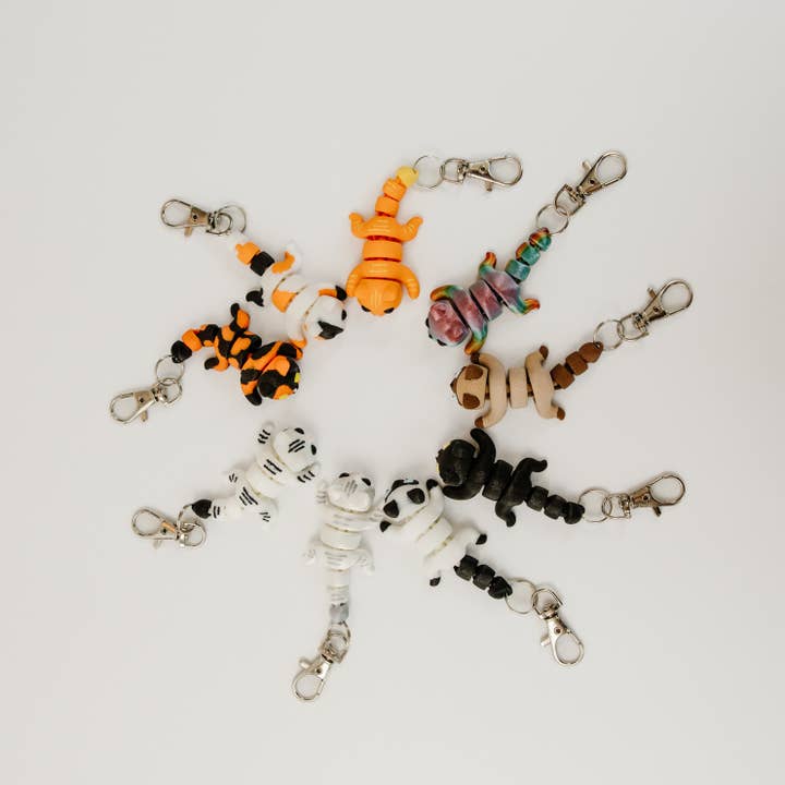 3D Printed Cat Keychains - Assorted Styles and other Purchase Wholesale cat keychain. Free Returns & Net 60 Terms on Faire trending on Faire.