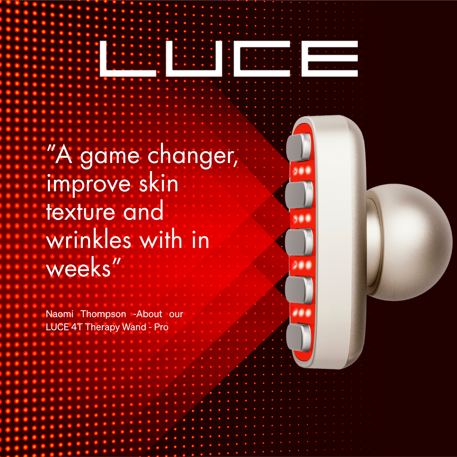 LUCE Beauty – Großhandel Elektronische Hautpflegegeräte – Mikrostrom-Gesichtswerkzeug - LUCE 4T Therapie PRO2