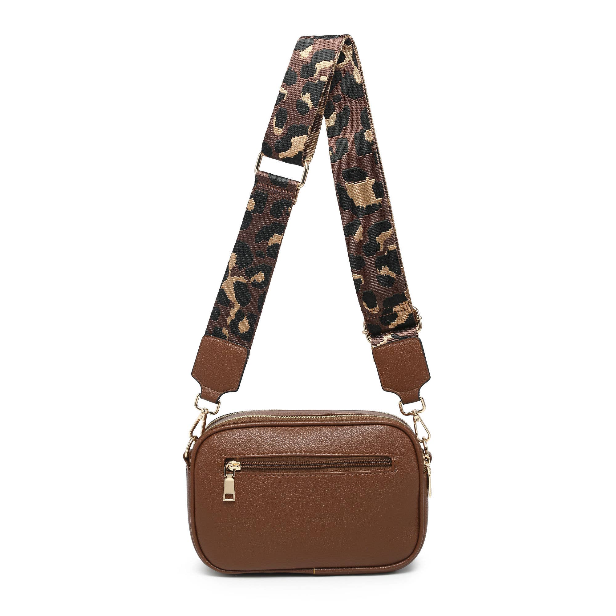 Papaya Fashion Ltd - Wholesale Crossbody bag – Women's - CD21-0352 Cross Body Handbag with double zip top sections5