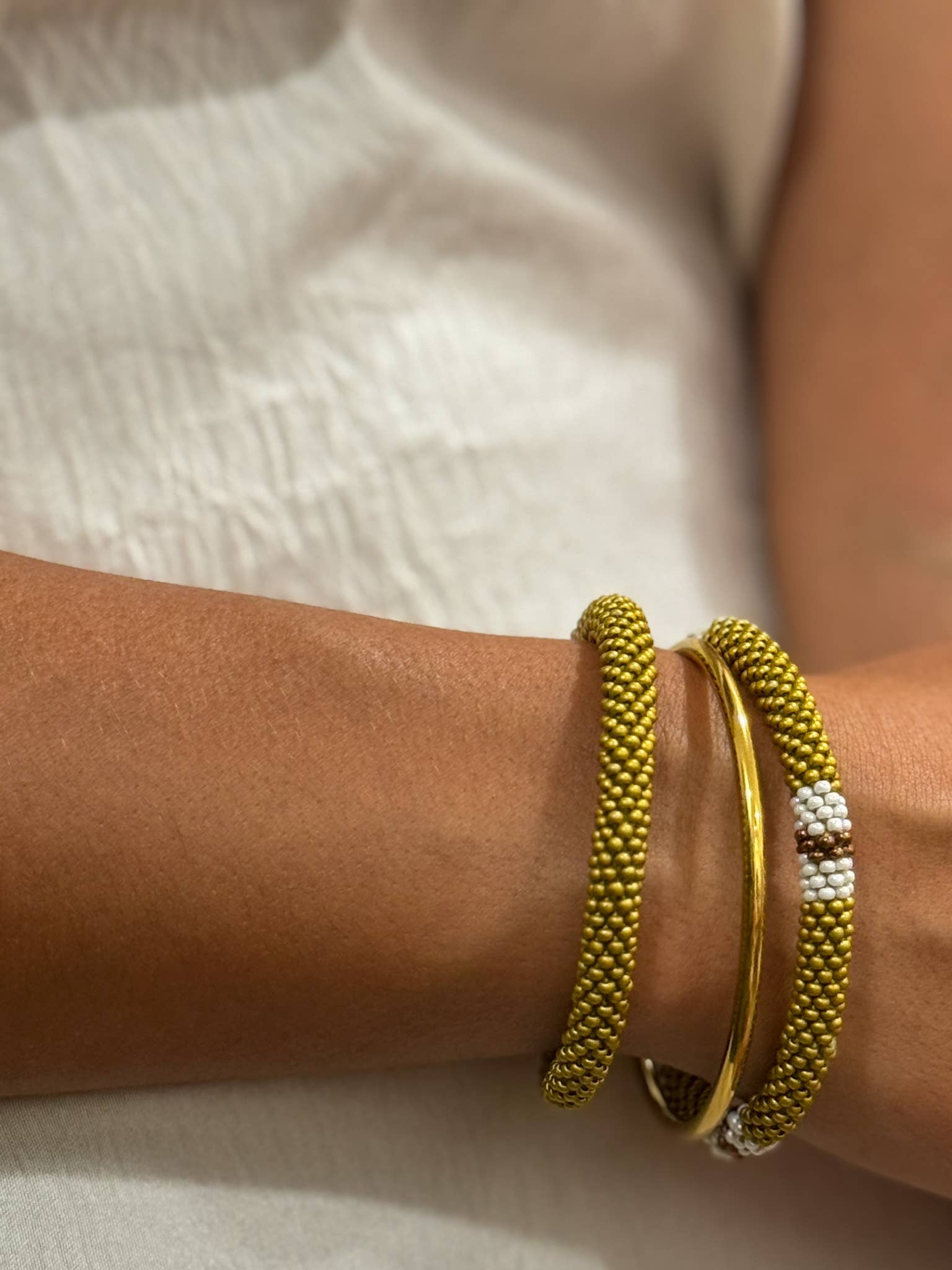 MAISON KIZO - Wholesale Beaded Bracelet - New A/W 2026 Collection Nepalese Bracelet B101