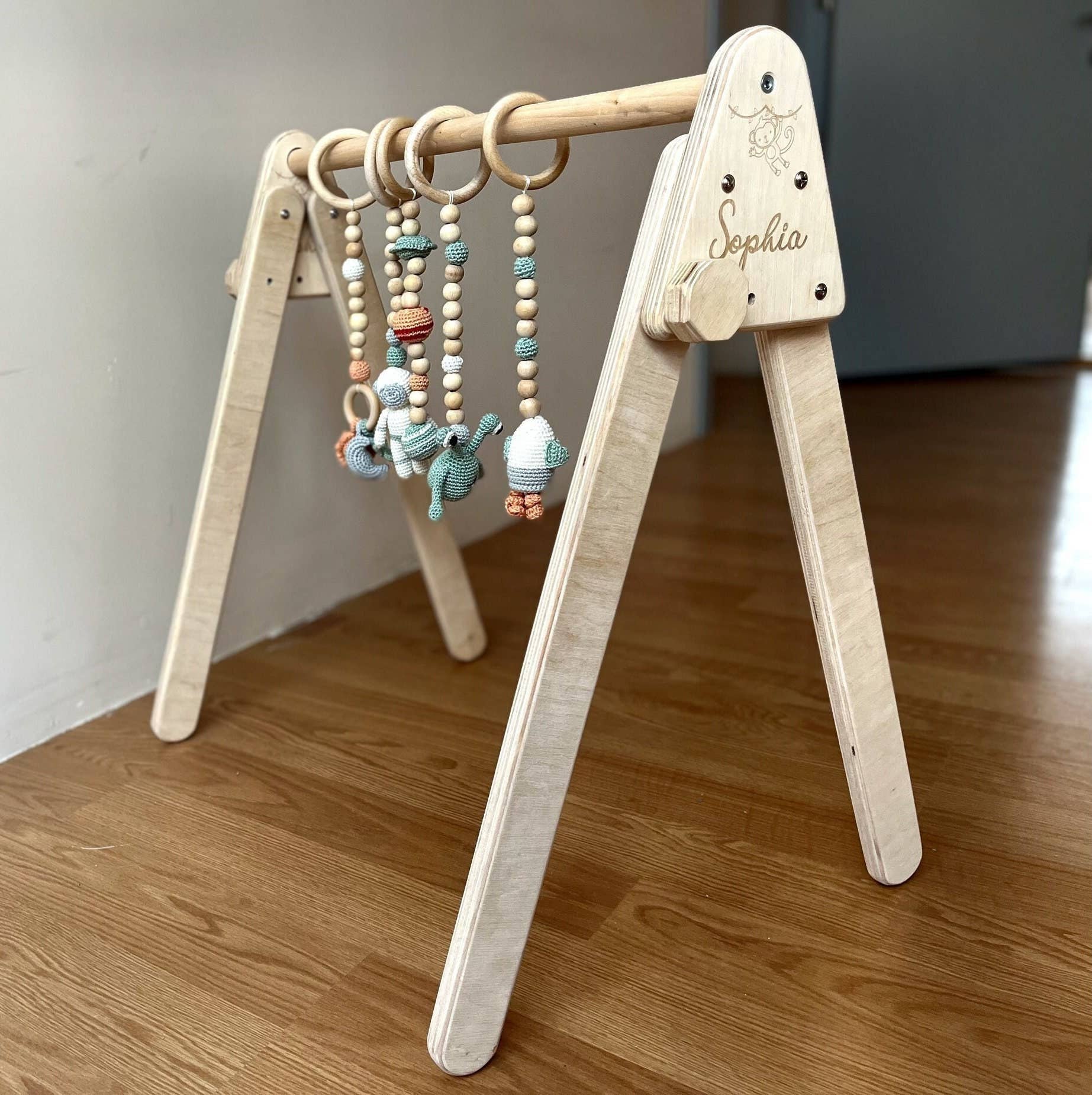 kidodido - Wholesale Wood Toy - Kids - Montessori Baby Play Gym For Toddler1