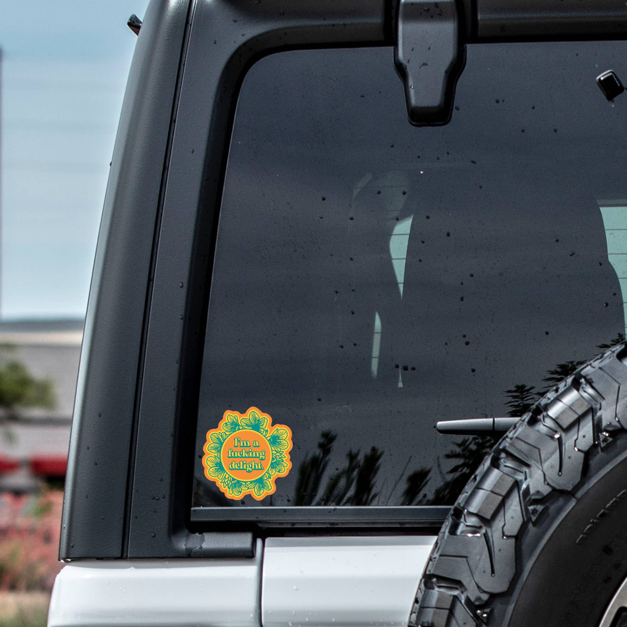 Juju and Moxie - Wholesale Sticker - Fucking Delight Swear Funny High Quality Vinyl Sticker3