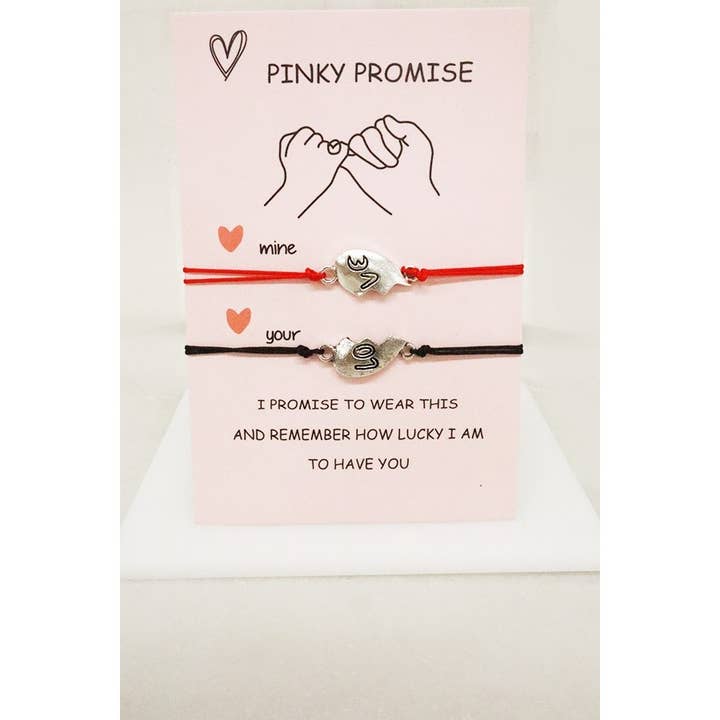 Promise Split Heart Bracelet Set for wholesale by Love and Repeat