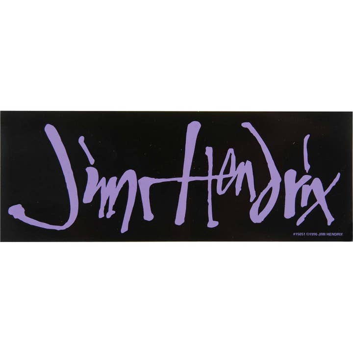 Rockabilia - Wholesale Sticker - Jimi Hendrix Logo Sticker