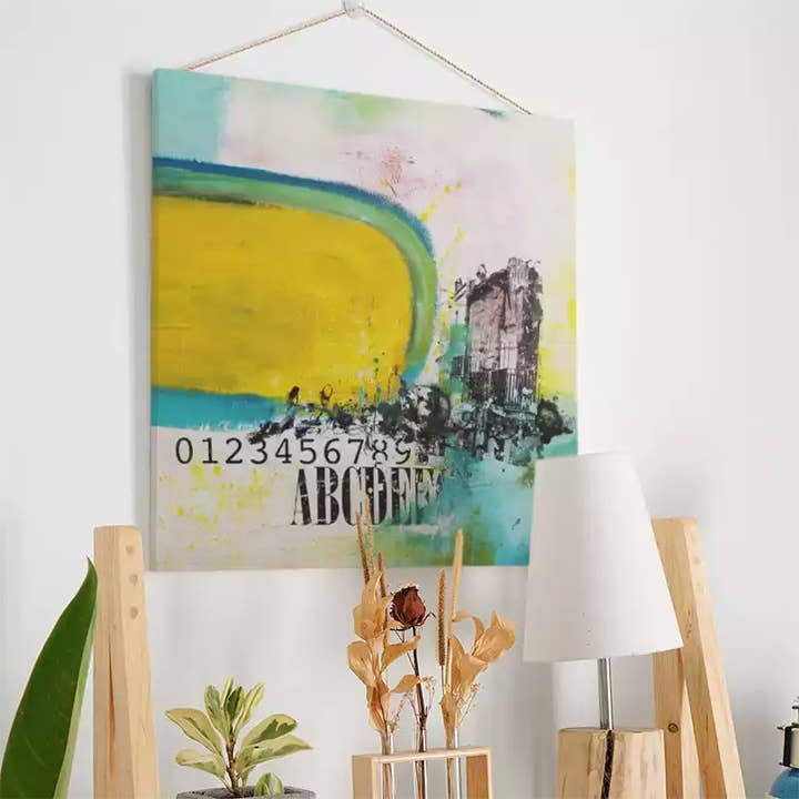 Cuadro «Sunny City» 60 x 60 cm para venta al por mayor de Poppydesign