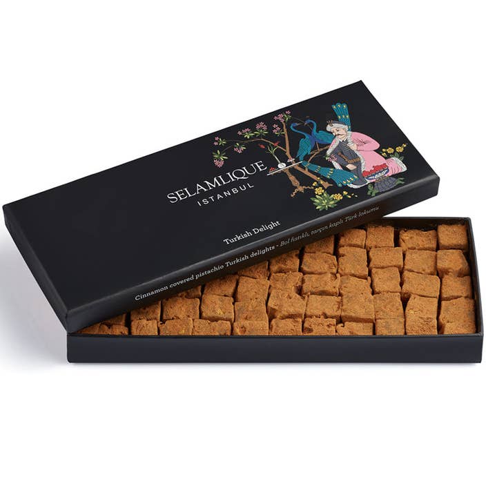 Aladdin - Wholesale Nougat - Selamlique Cinnamon Covered Pistachio Turkish Delight - Beau