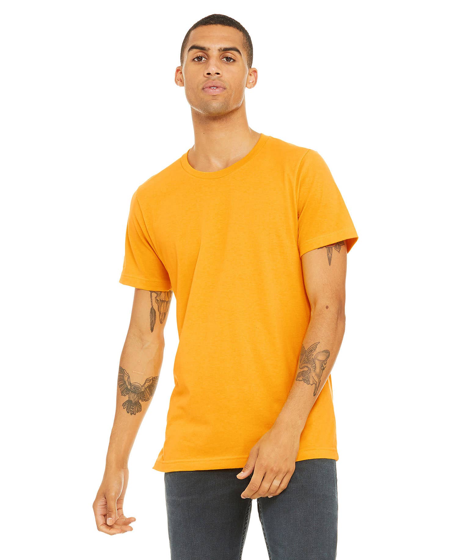 Print The Dream – Großhandel T-Shirt – Herren – Bella Canvas 3001 T-Shirt, unifarbene, weiche Unisex-Shirts16