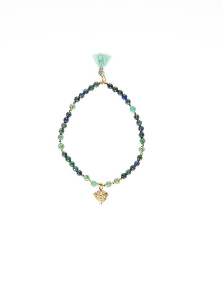 Pure Jewels Chrysocolle Turquoise pour la vente par samsara collection