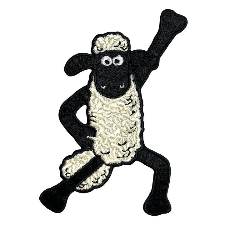 Shaun Dancing Sew On Patch for wholesale by Pawprint Family