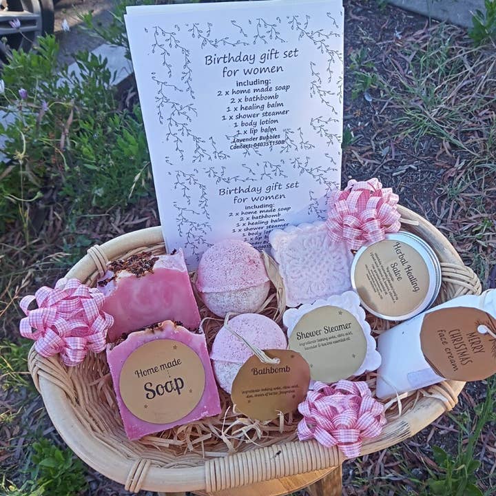 Cesta de Presente Relaxante com Brinco Gratuito por atacado de Lavender Bubbles