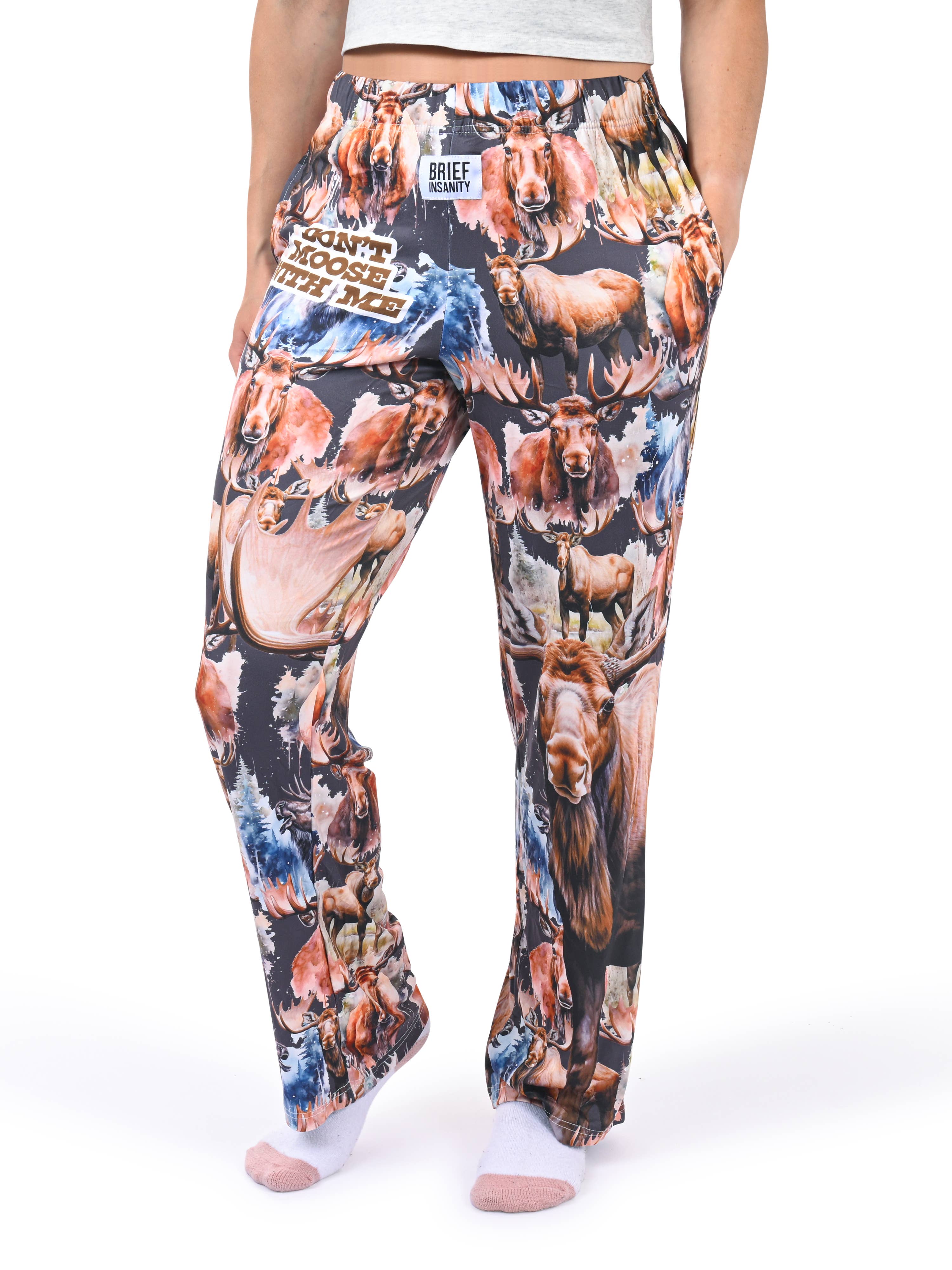 BRIEF INSANITY - Vendita all'ingrosso Pantaloni del pigiama - Unisex - Pantaloni da salotto Don't Moose With Me3