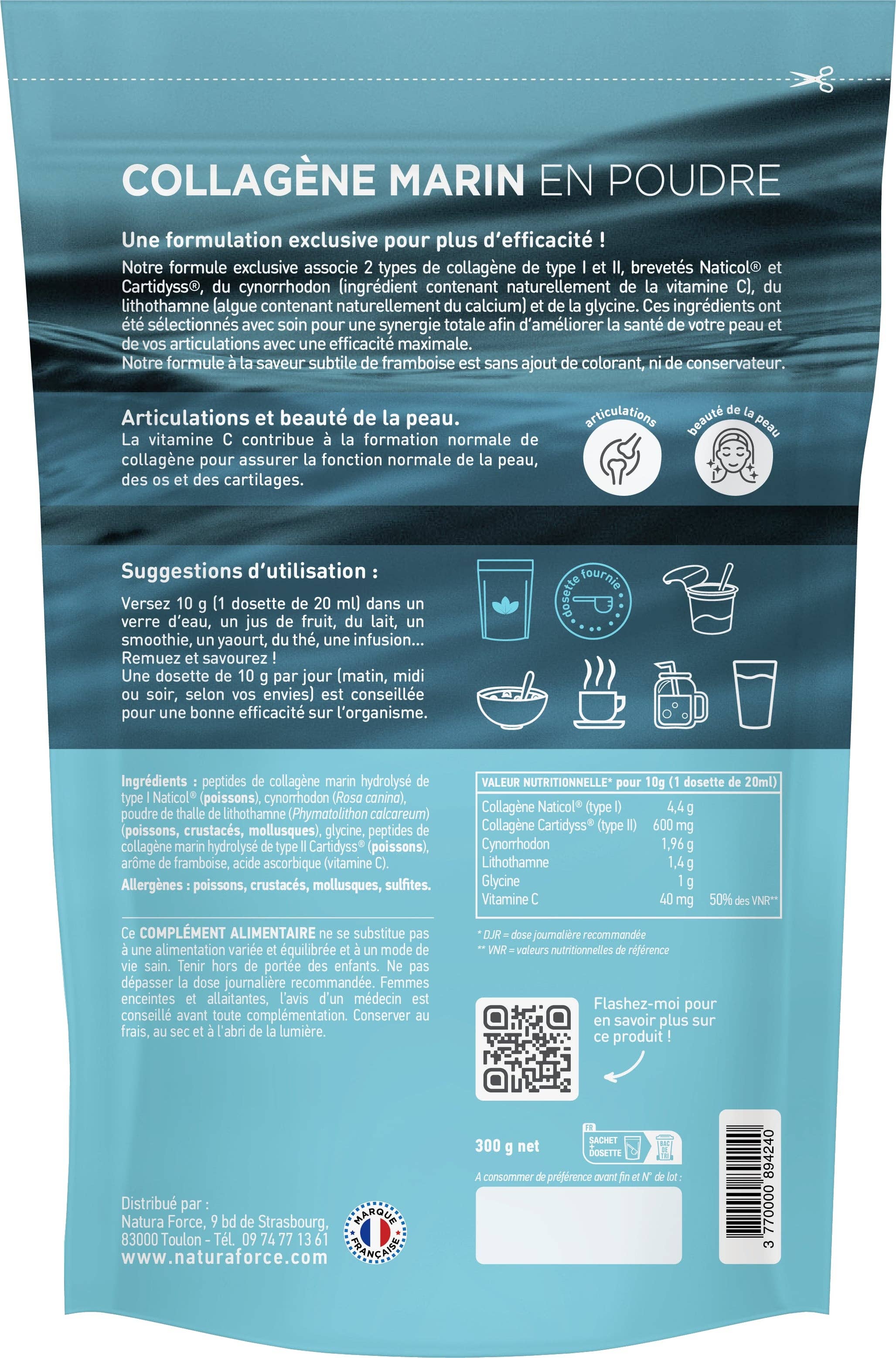 Natura Force - Wholesale Pre-Natal Supplement - Maternity - Marine collagen powder - 300g1