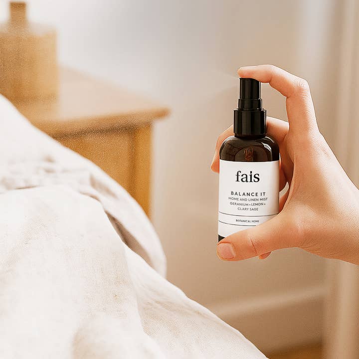 Fais - Vendita all'ingrosso Spray per tessuti e ambienti - Nebbia di Lino al Geranio e Limone – Spray per la Casa con 10% di Olio Essenziale4