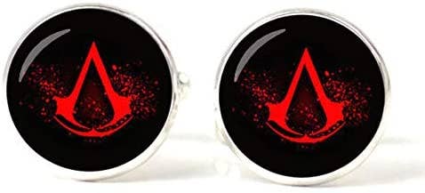 Beclosetoyou - Vendita all'ingrosso Orecchini a bottone - Gemelli Magglass Assassin's Creed0