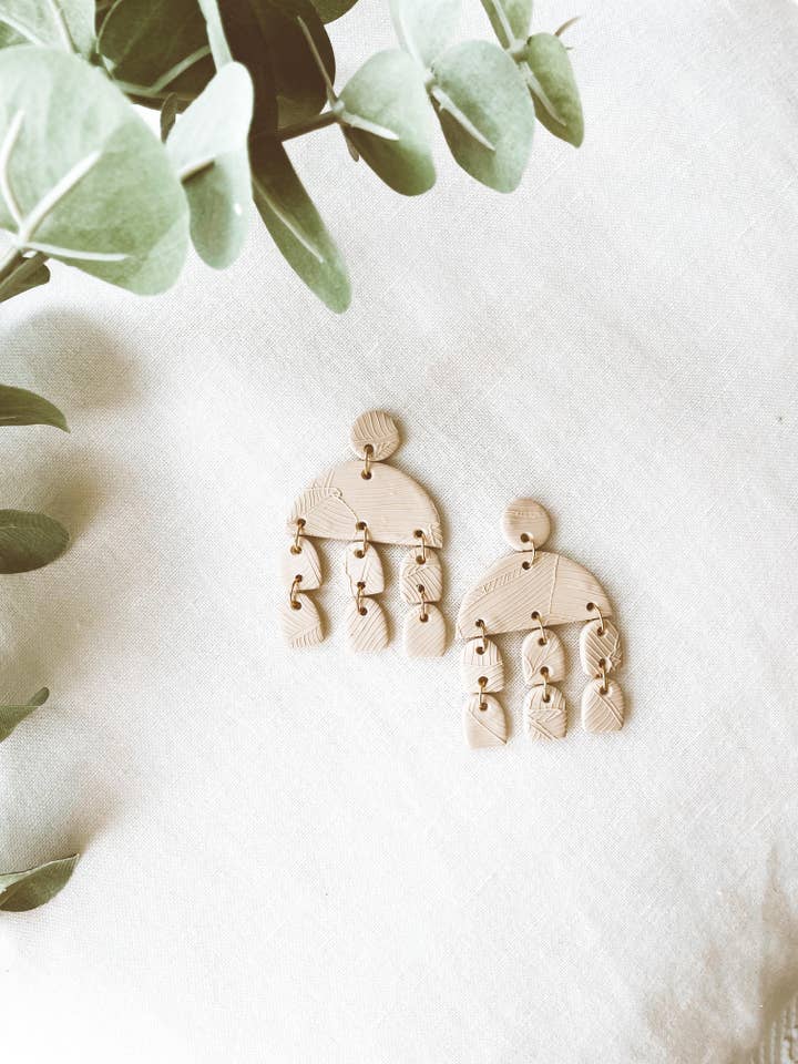 Genevieve em linho texturizado por atacado de Terra•Cotta