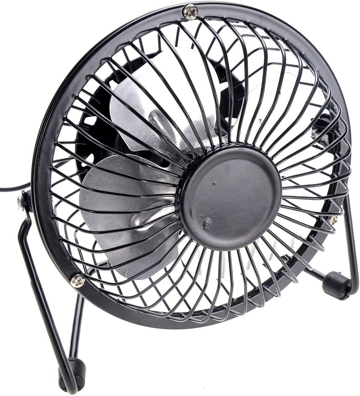 AZ Trading & Import (Toys, RC Toys & More) - Wholesale Handheld Electric Fan - Portable Mini Metal USB Table Fan (Black)3