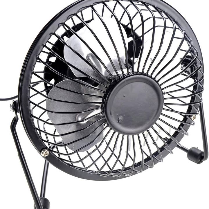 AZ Trading & Import (Toys, RC Toys & More) - Wholesale Handheld Electric Fan - Portable Mini Metal USB Table Fan (Black)3