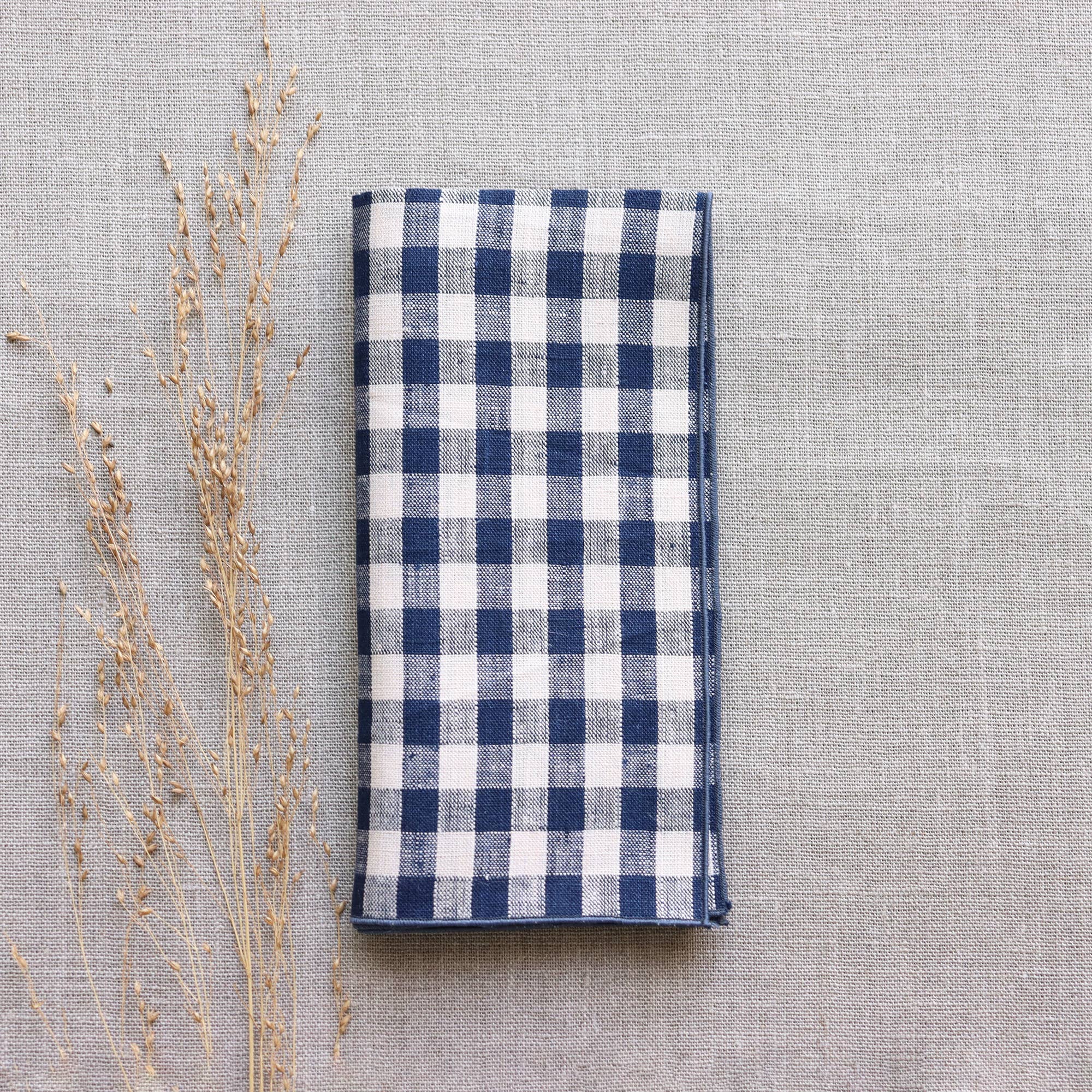 Giardino Segreto - Wholesale Dinner & Cloth Napkin - QUADRETTO pure linen napkin1