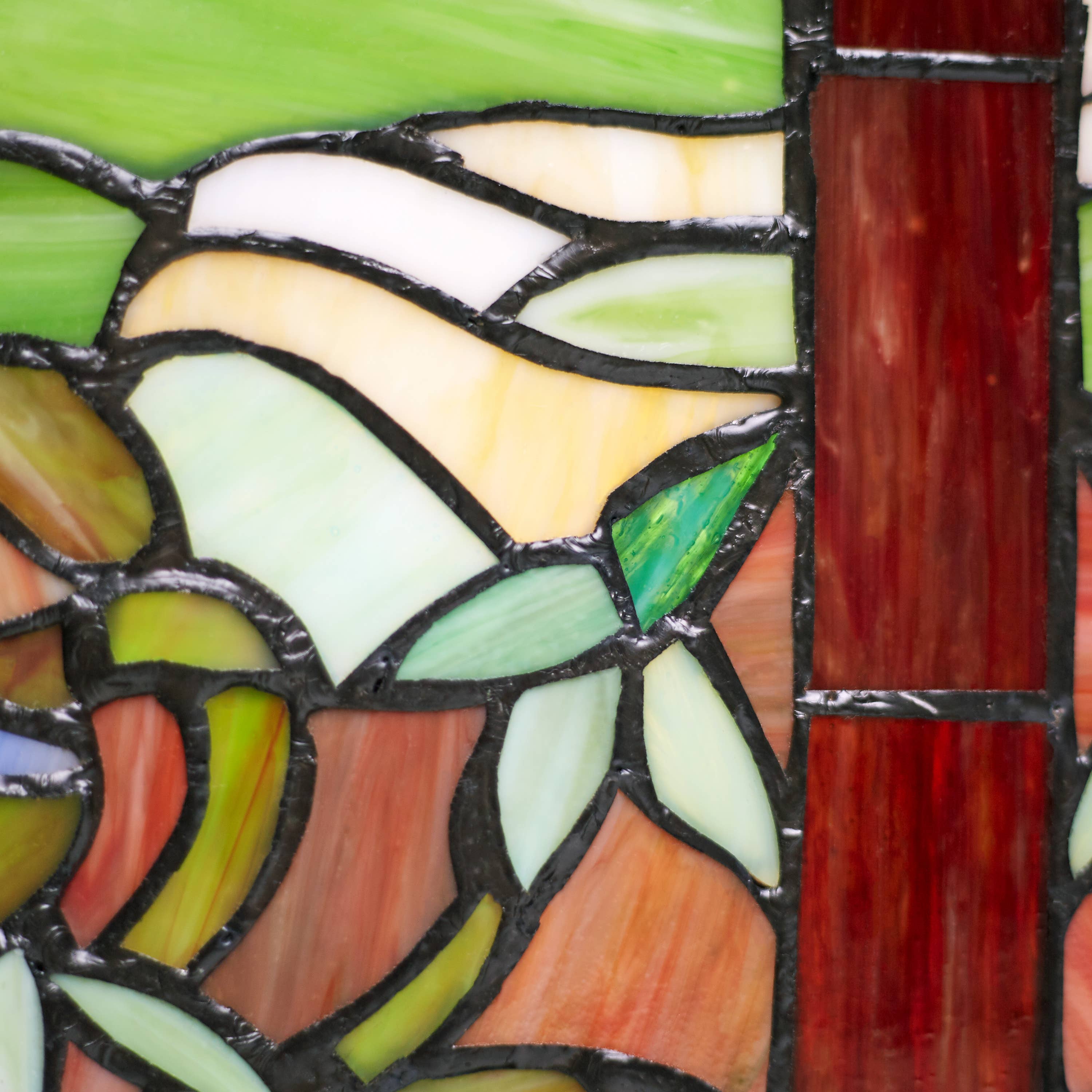 River of Goods - Vente Attrape-soleil - Panneau de vitrail Tree of Life de 24 po9