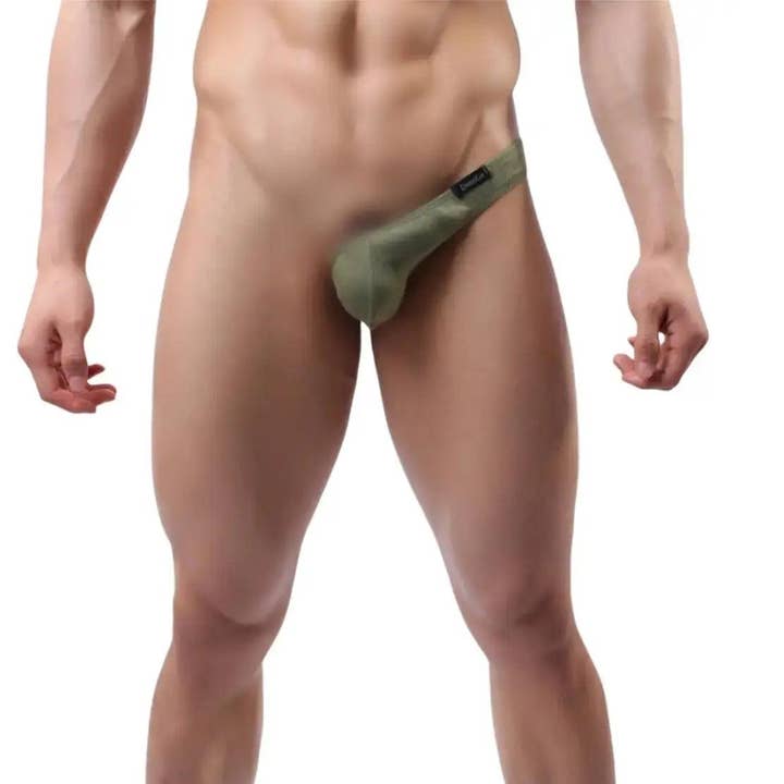 DomiGe - Wholesale Underwear - Men's - Men's Cotton Thong with Side Personality Strap - Bold and Seductive Design Male Sexy Lingeries